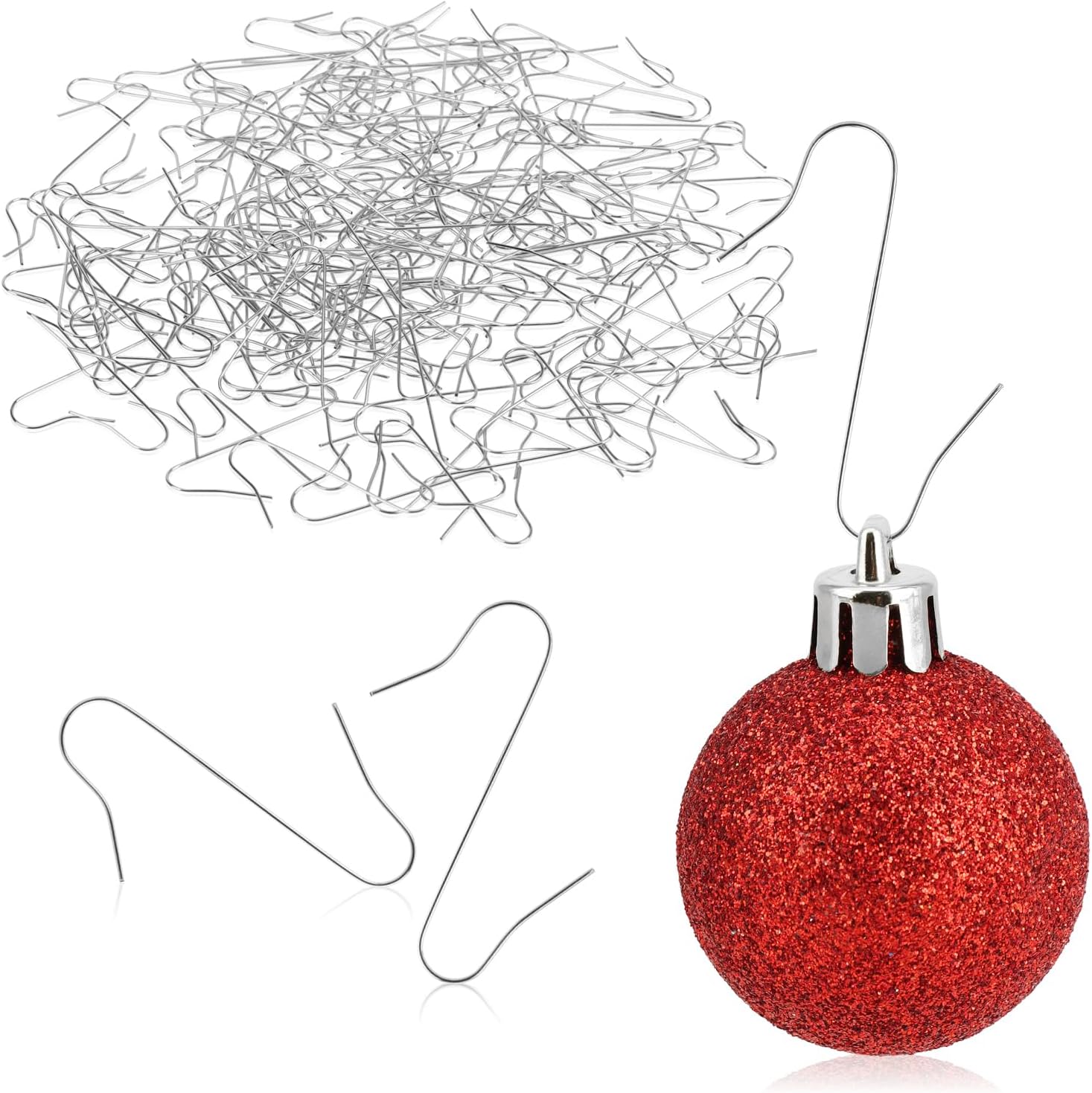 Riffelmacher 50 Ganci Per Palline Dell'Albero Di Natale - Metallici Dorati - Adatti Per Sfere Di Plastica E Vetro