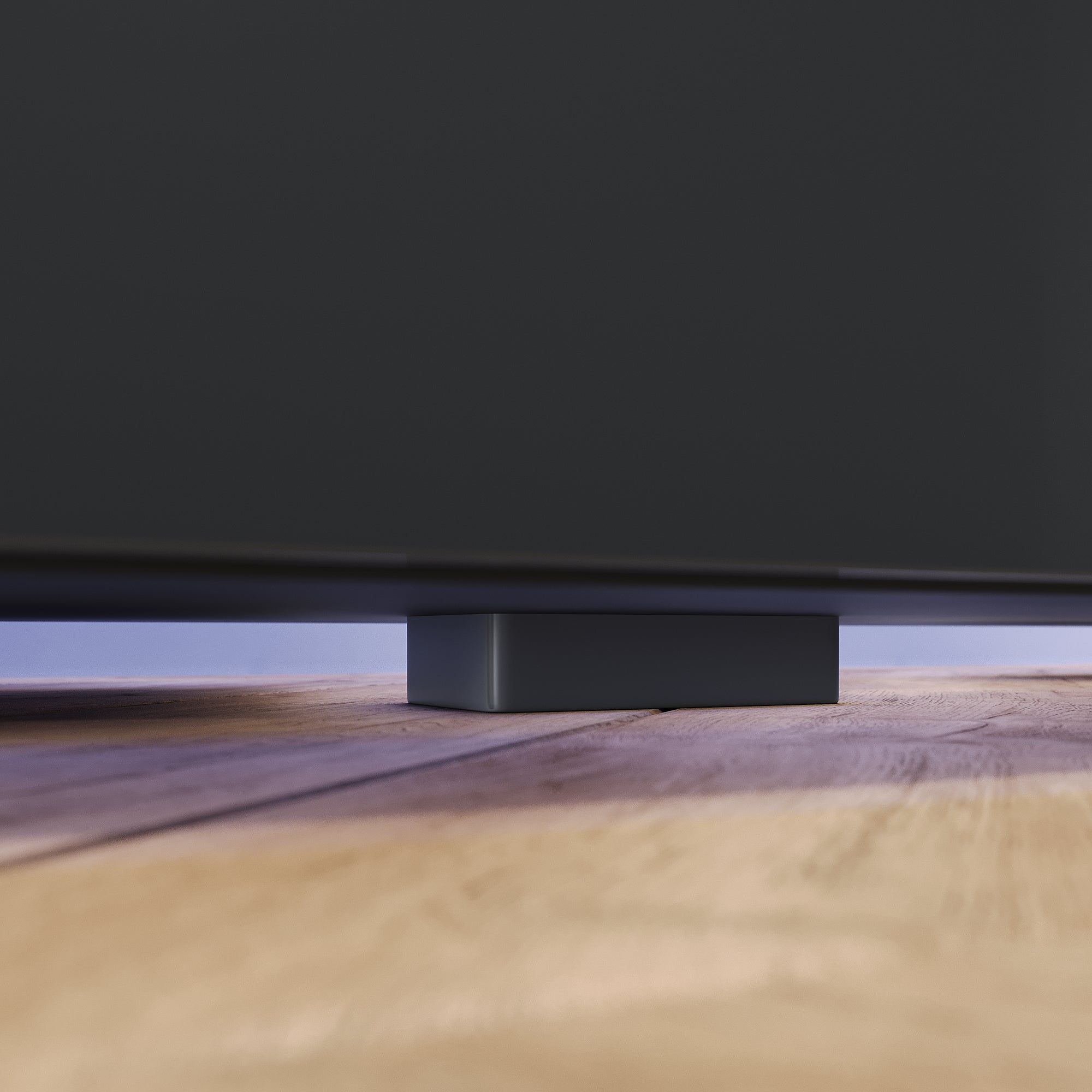 SIRHONA Meuble TV LED Rangement Moderne Sans Poignées + Etagères en Verre + Noir + 180 cm - 9