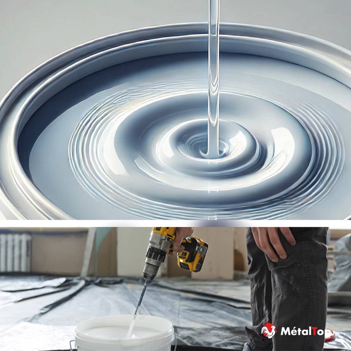Durcisseur Polyurethane - 0.6 L - Métaltop - 4