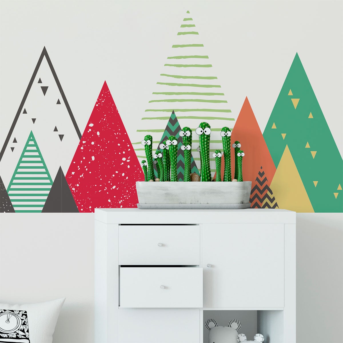 Adesivo bambino di montagna scandinavo leonika - Sticker adesivo - adesivi murali - 40x65cm - 6