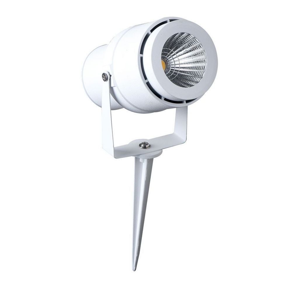 Reflektor ogrodowy LED 12 W z kolcem, biały 3000 K, IP65