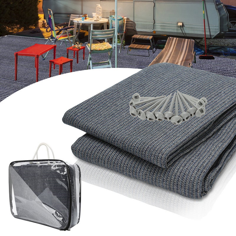 Tapis De Sol Camping Octogonal Imperméable - Bâche De Protection Pour Tente, Pique-nique - Léger, Portable - 14