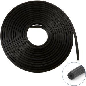 Bande De Joint Ronde En Caoutchouc Nitrile, 2 Mm X 2 M, Noir, Pour Instruments