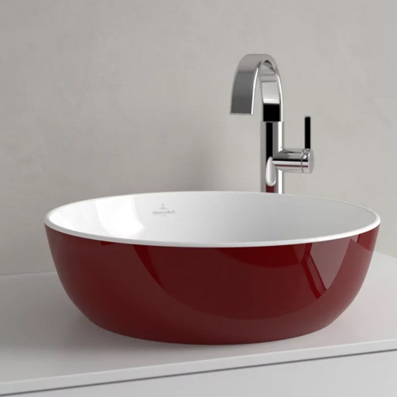 Vasque ronde à poser VILLEROY ET BOCH Artis Bordeaux - 3