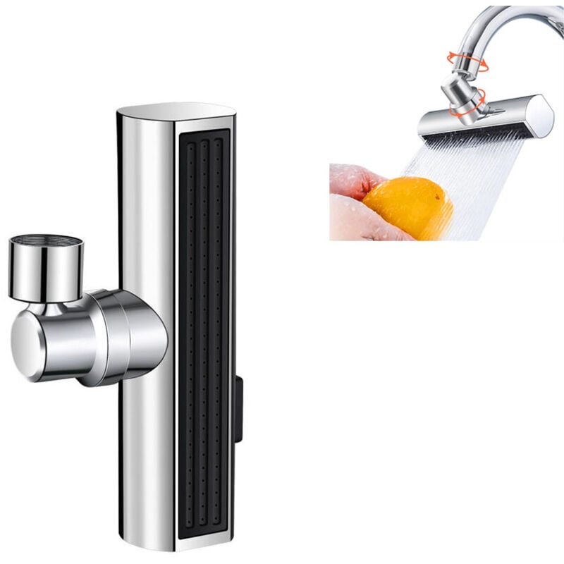 Economiseur D'eau Pour Robinet - Pivote 360° - 2 Modes (douche/bulle) - Anti-éclaboussures