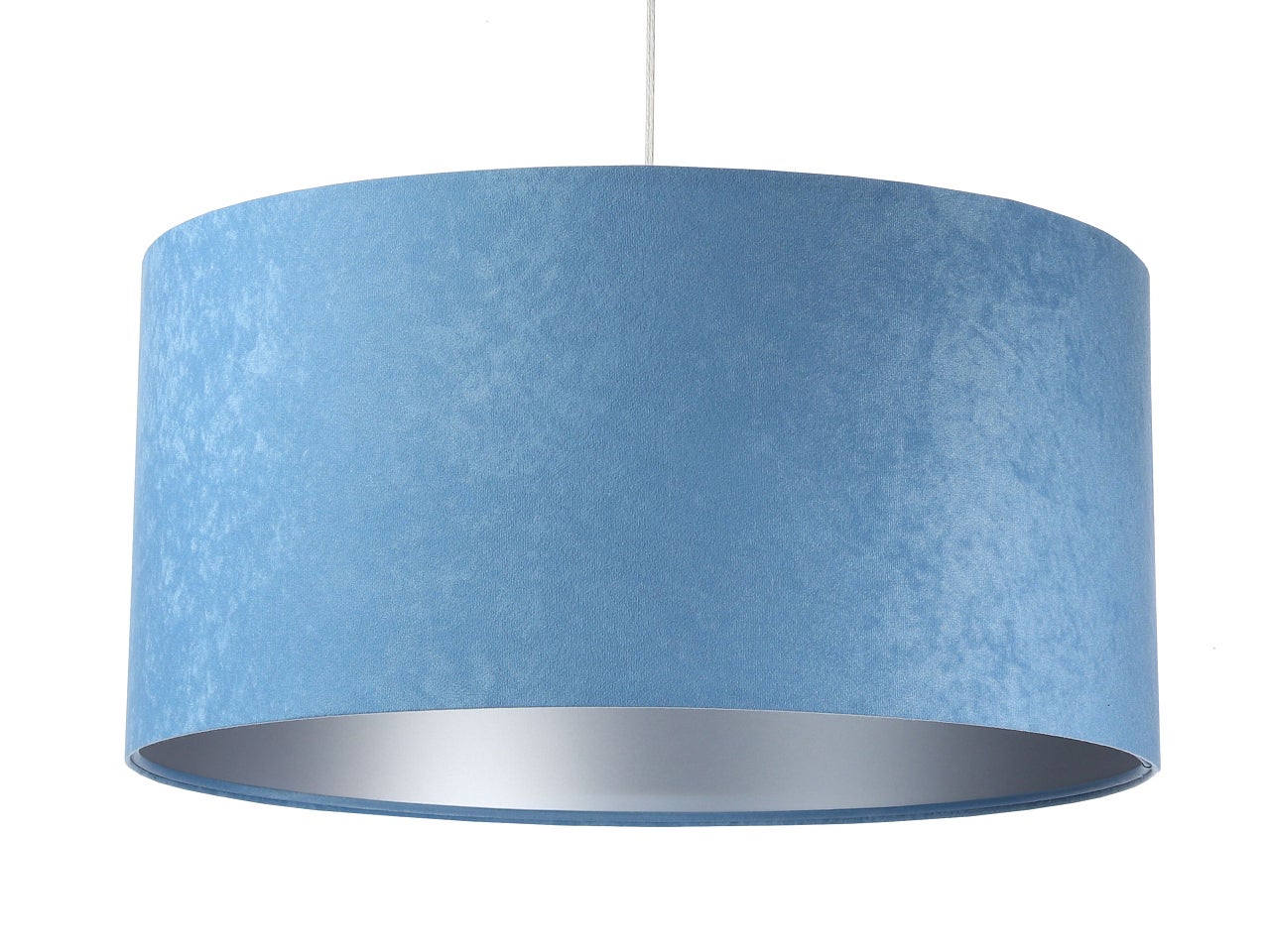 Lampa wisząca HOME 60 błękitna/srebrna