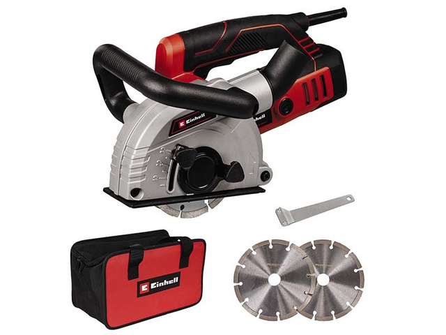 Einhell Rainureuse TE-MA 1500 (1500 W, profondeur de coupe réglable en continu) Livré avec sac + 2 disques de coupe diamant