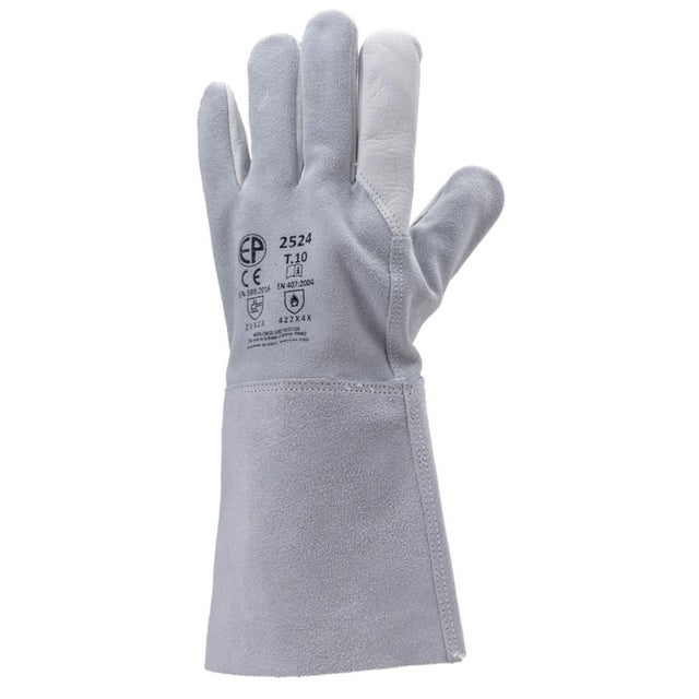 GANTS SOUDEUR, MANUTENTION FLEUR DE VACHETTE - T10