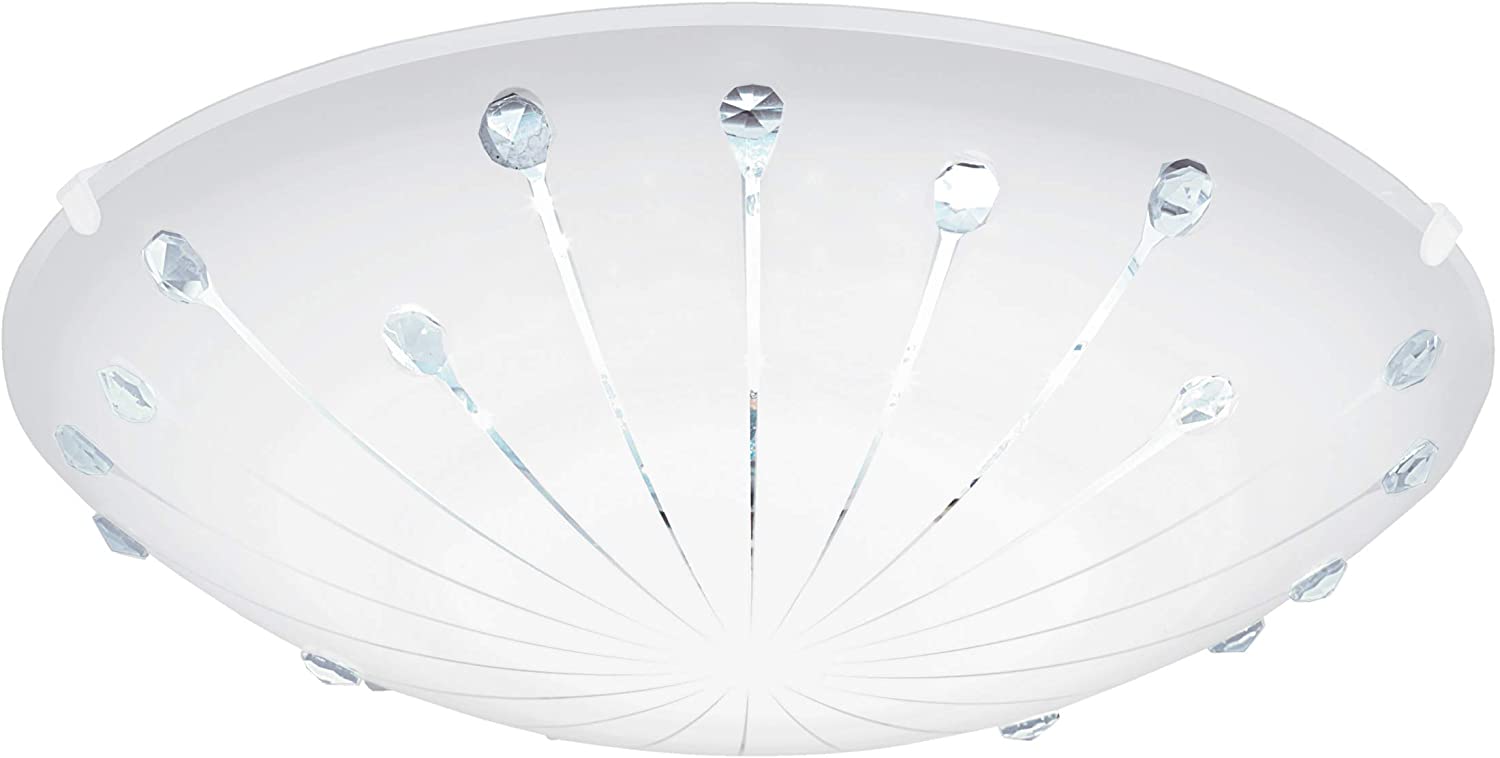 Applique/Plafonnier M1 LED 11W en acier blanc D315mm - 7