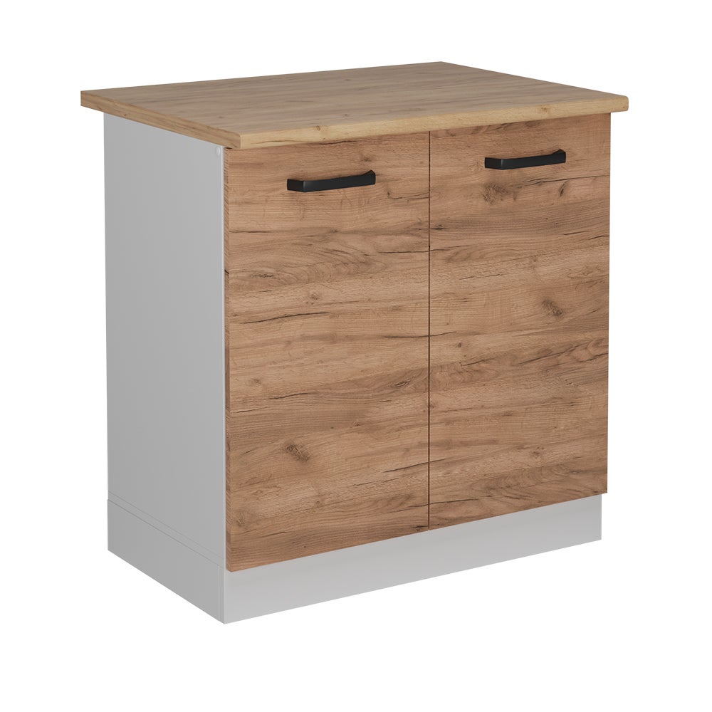 Vicco Szafka pod zlew R-Line, Złoty dąb energetyczny, 80 cm BP Dąb