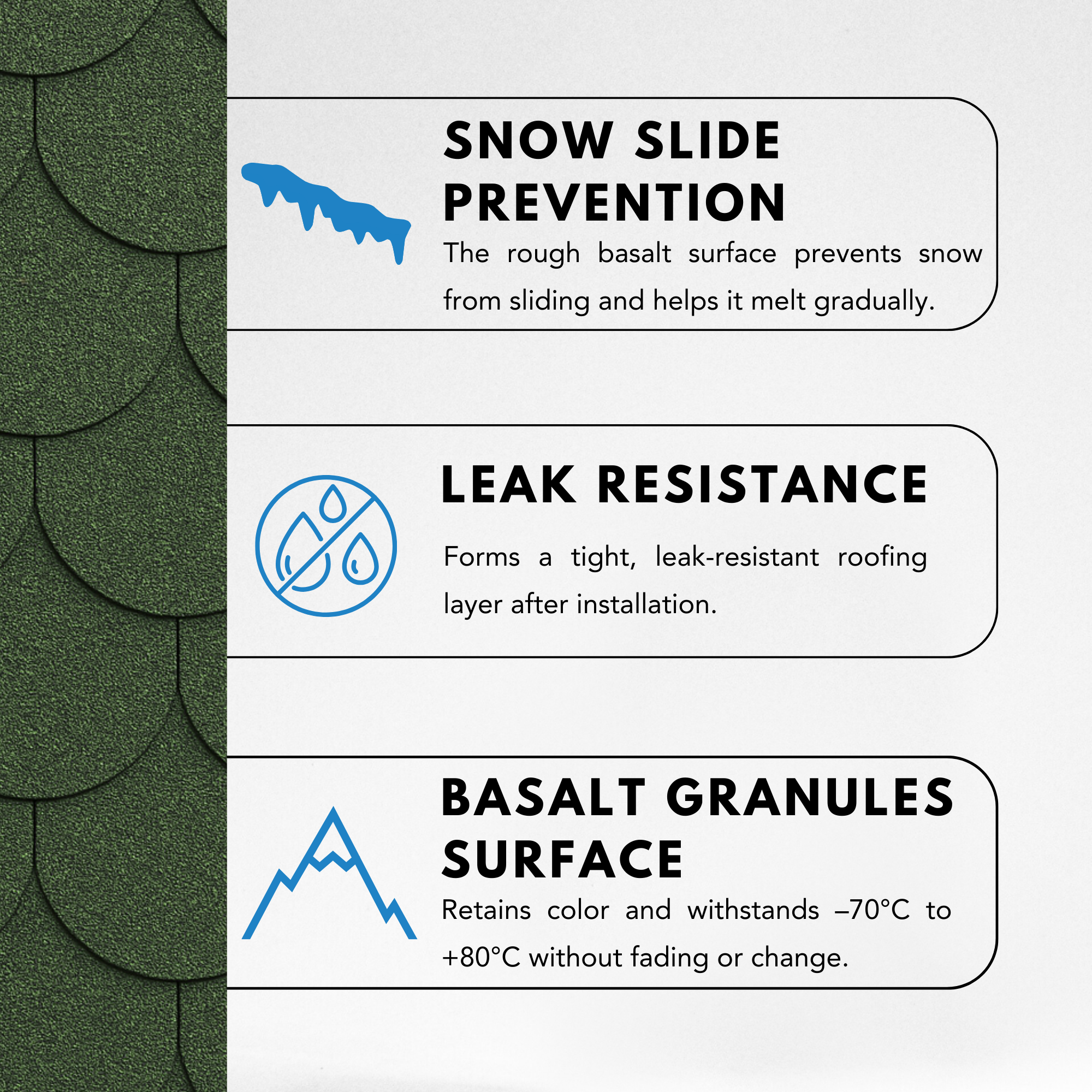 Bardeaux bitumineux Beaver B-GREEN - 3
