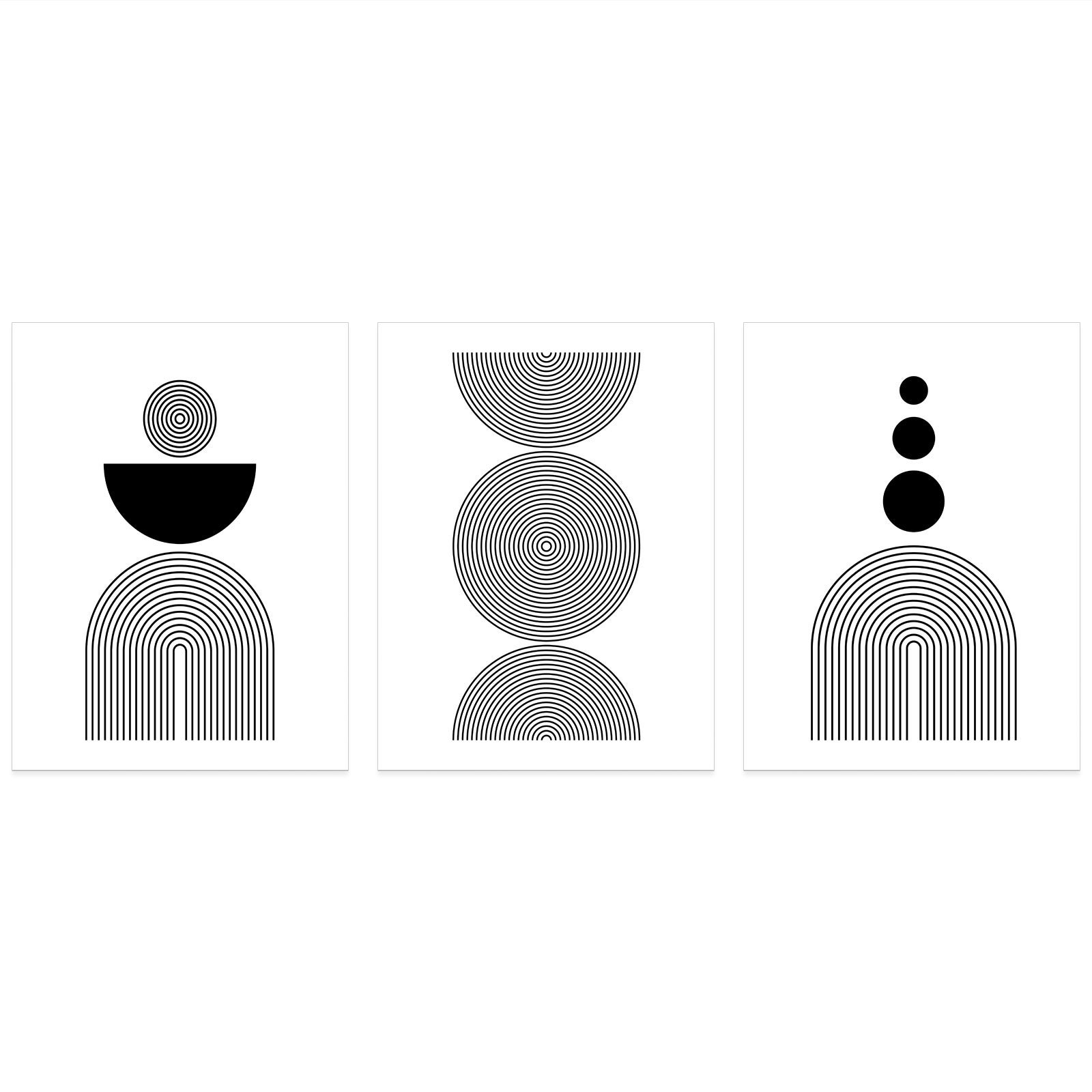 Lot de 3 Affiches / Posters Triptyque - Boho 3617689989921 - Photo pleine page - 3 Affiches - 70x100 cm (Cadres non fournis) - 3