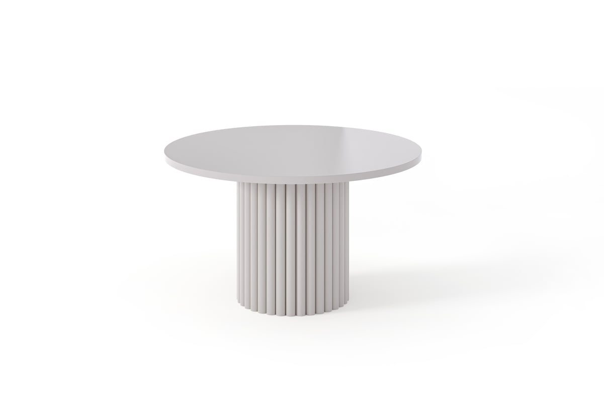 Nowoczesny Stolik VIRELO w Jednolitym Odcieniu Kaszmir – Elegancka Forma i Funkcjonalność