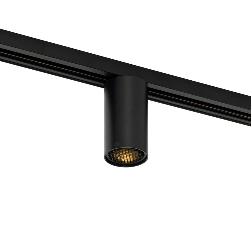 Nowoczesny czarny reflektor do systemu szynowego jednofazowego GU10 50mm - Iconic Ruby Honey