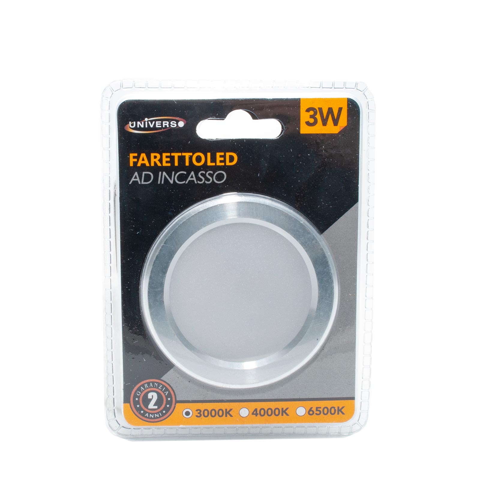 Spot encastré carré moderne lampe LED 8W GU10 plafonnier cuisine magasin bureau 230V trou 65mm ARGENT BLANC 6000K - 4