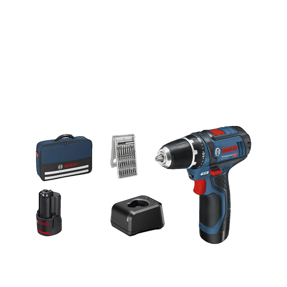 Wiertarko-wkrętarka bezprzewodowa Bosch GSR Professional 12V moment obrotowy 30 Nm prędkość 1300 RPM