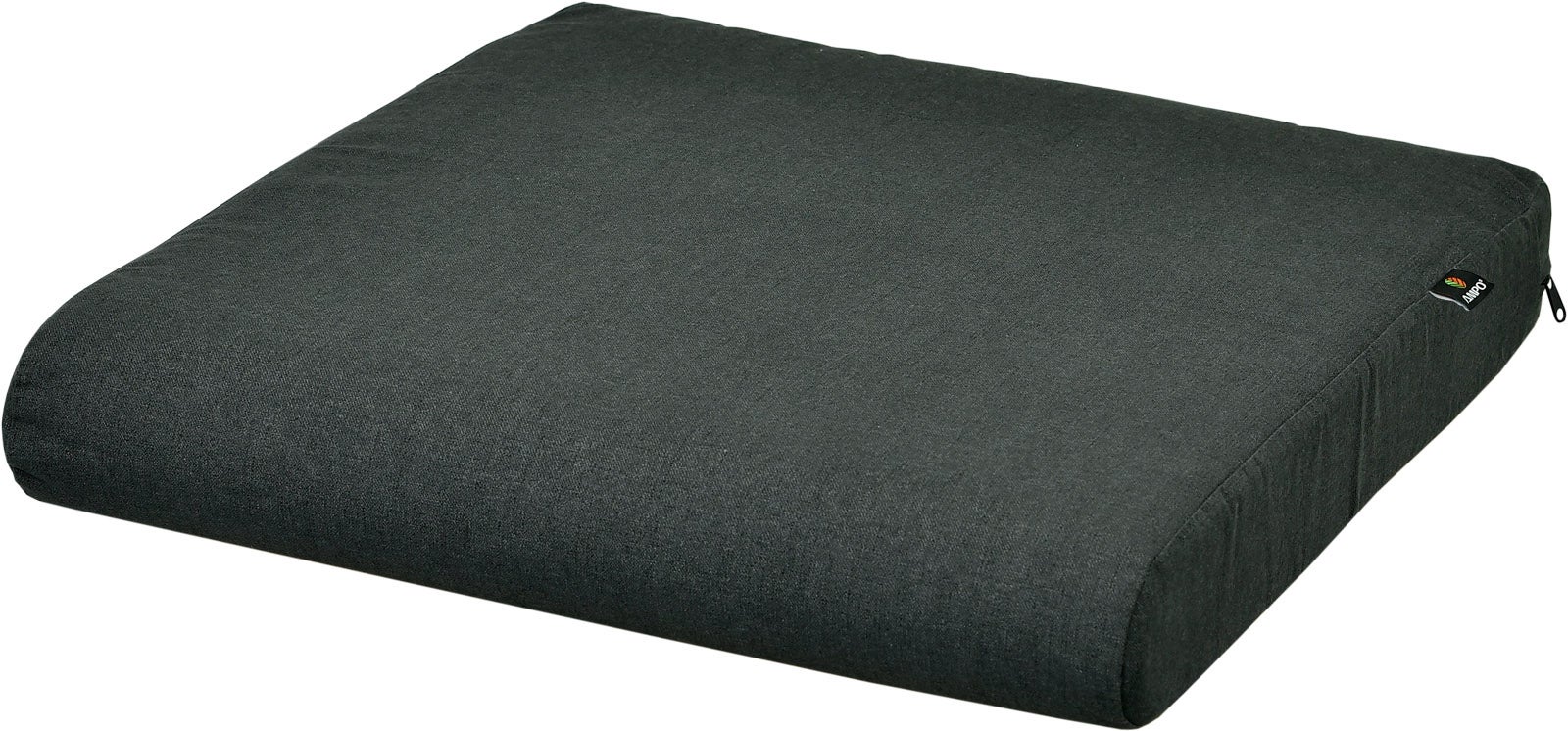 Poduszka na fotel ogrodowy siedzisko AMPO wodoodporna ciemny szary 1 szt.