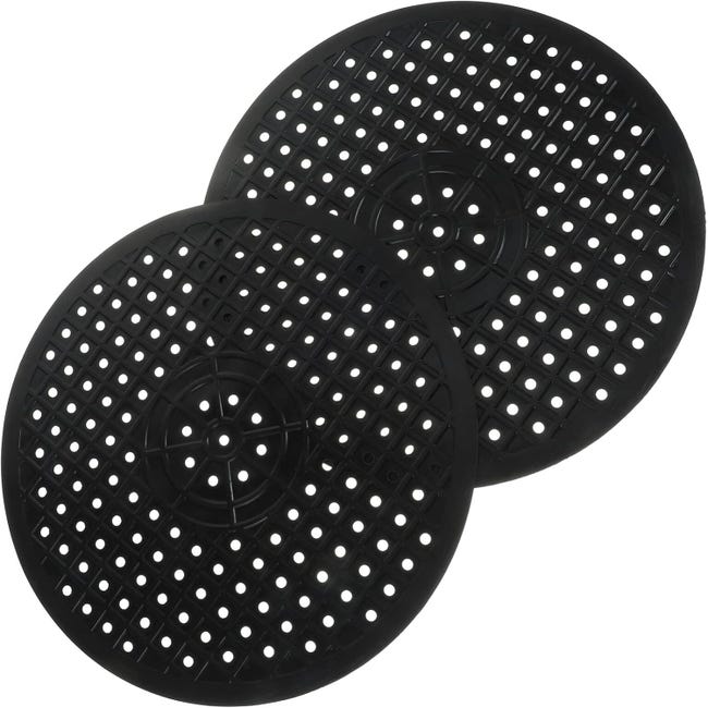 Lot de 2 protège-évier ronds en caoutchouc pour évier de cuisine, sets ...