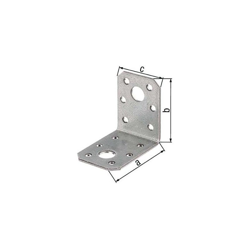 GAH Alberts Złącze kątowe 90 x 90 x 40 mm Ilość otworów 4/16 S.3 mm ETA-08/165 - 330408