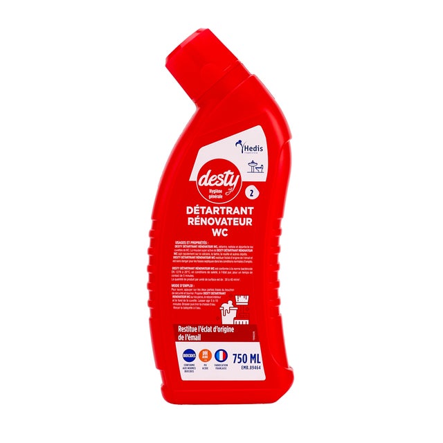 Desty Détartrant renovateur WC Flacon de 750ml - Elcopharma