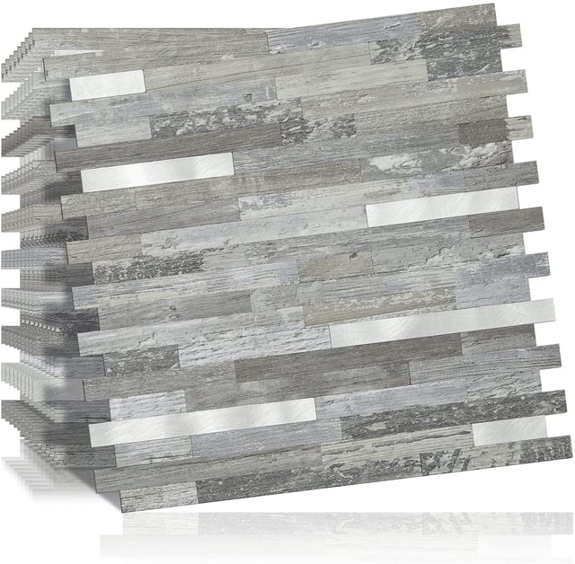 10 Décorations Murales Autocollantes – Stickers Cuisine 3D Étanches – 297*292mm – Faciles à Poser (Idéal Rénovation sans Peinture)