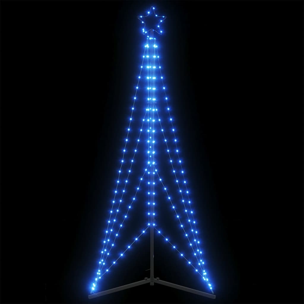 Choinka LED 363 diody LED Niebieski 182 cm vidaXL