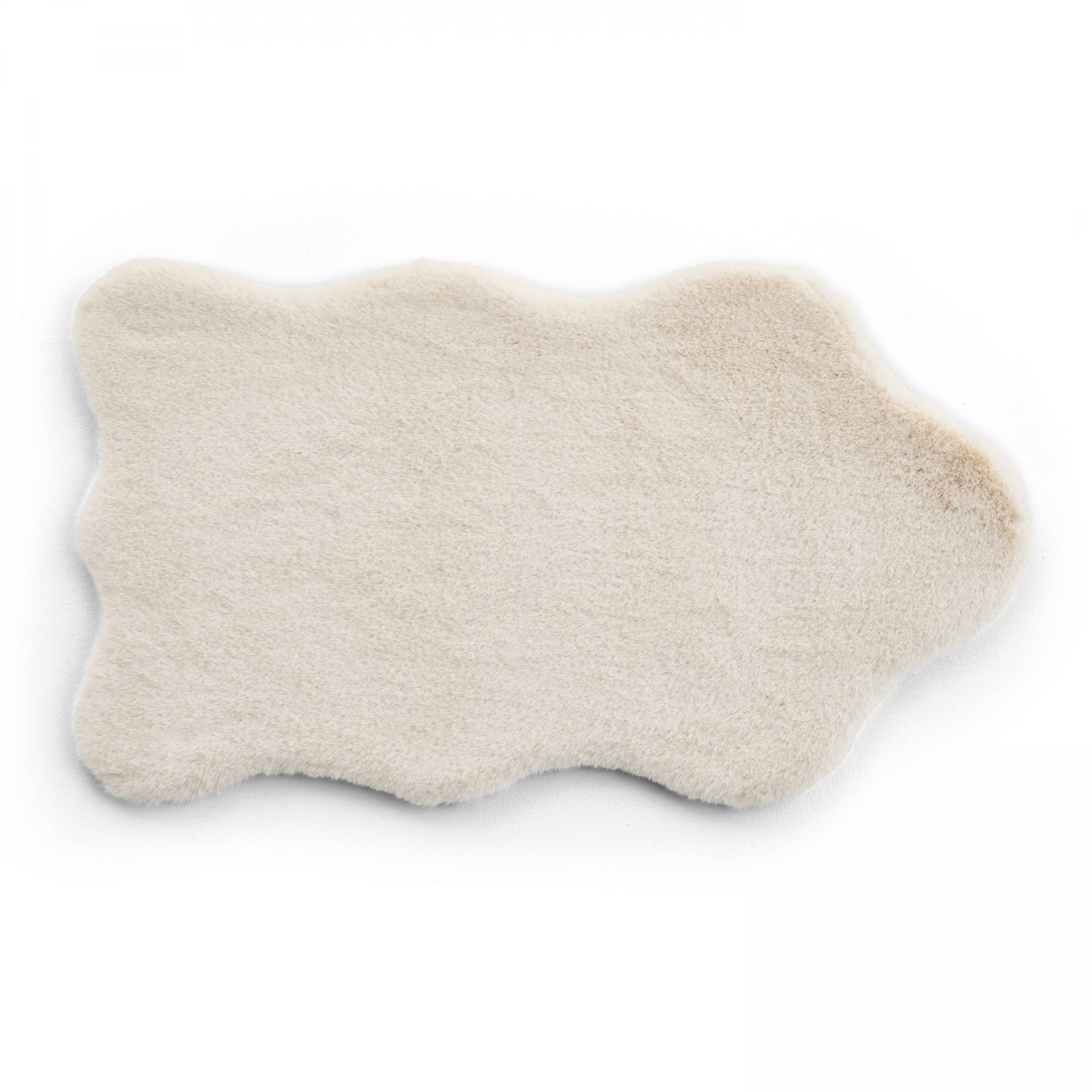 Tapis en peau de mouton islandais terracotta 115 x 75 cm - Conforama