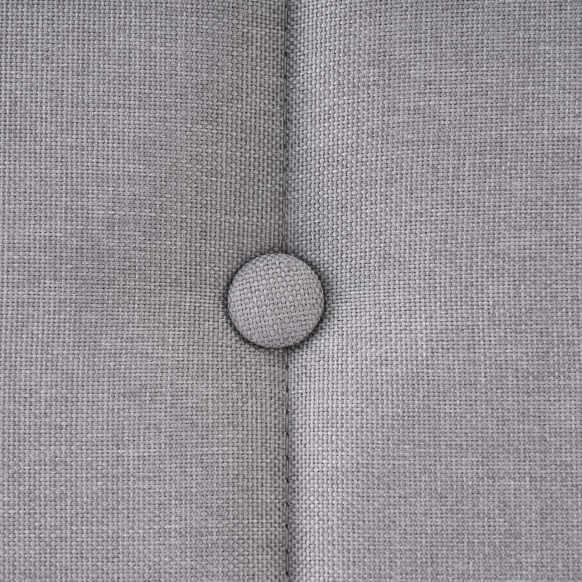Lit double 160x200 cm tête de lit rembourrée avec chargement USB Type-C sommier en lin gris (sans matelas) - 5