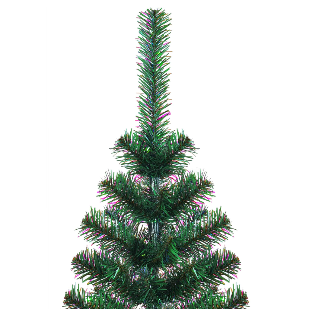 Árvore de Natal artificial com pontas iridescentes em PVC verde 150cm - COMFORTXL - 3