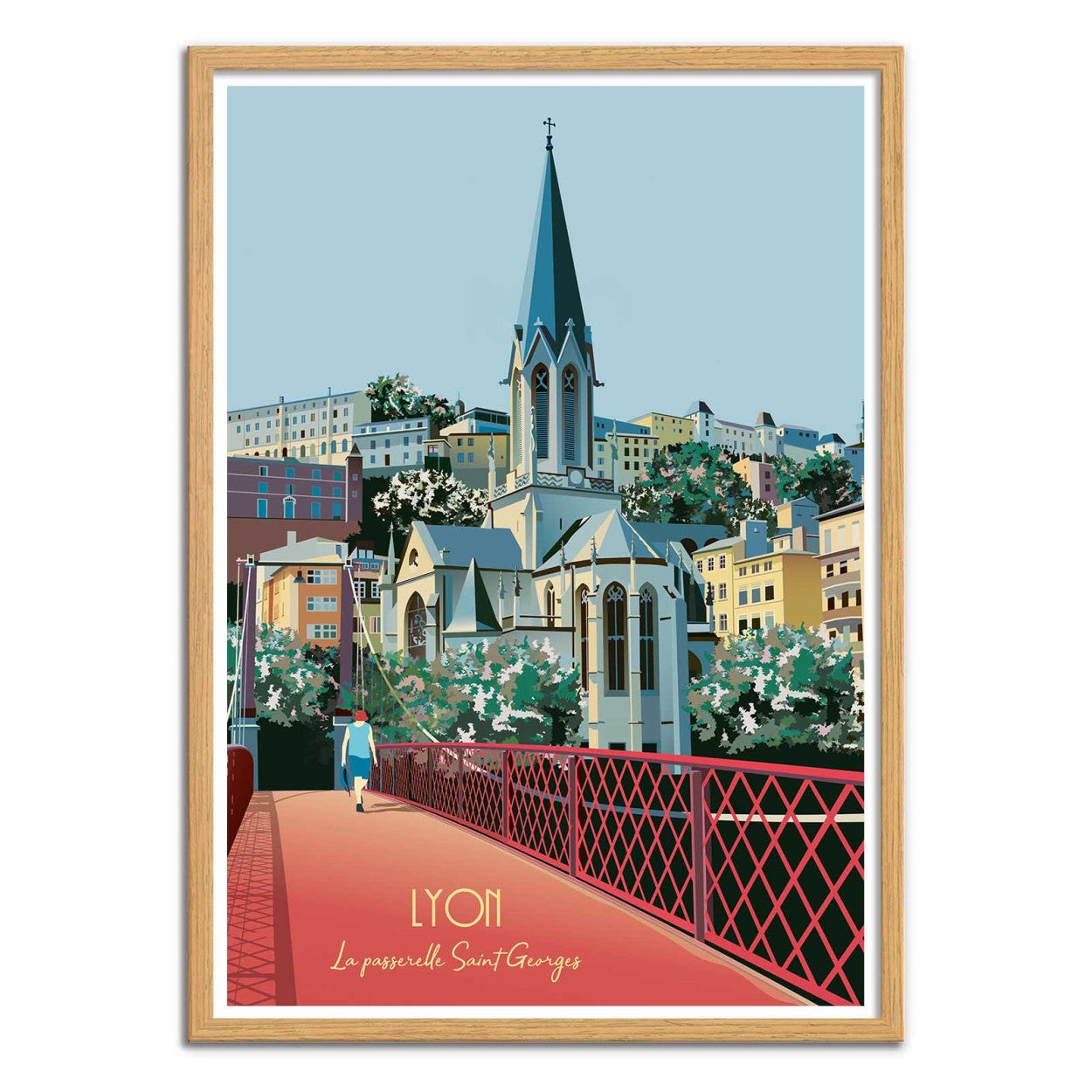 Art-Poster - Lyon - Artmoric - 50 x 70 cm - 4