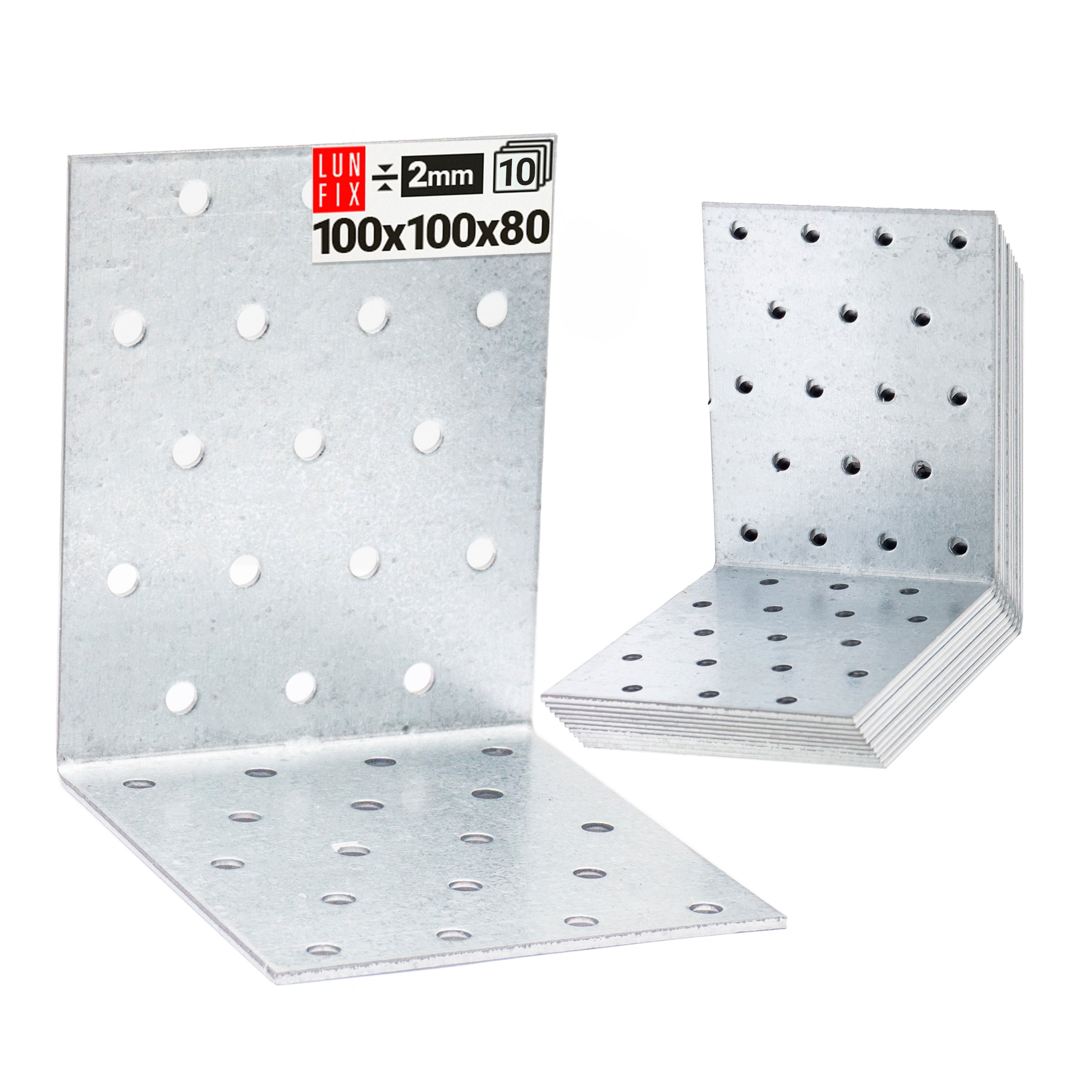 Kątownik montażowy 100x100x80x2 10szt.