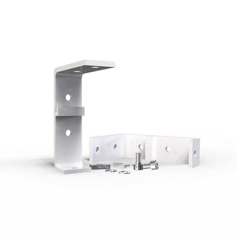 Store à projection avec coffre 140 x 70 cm de fenêtre - Blanc gris - 8