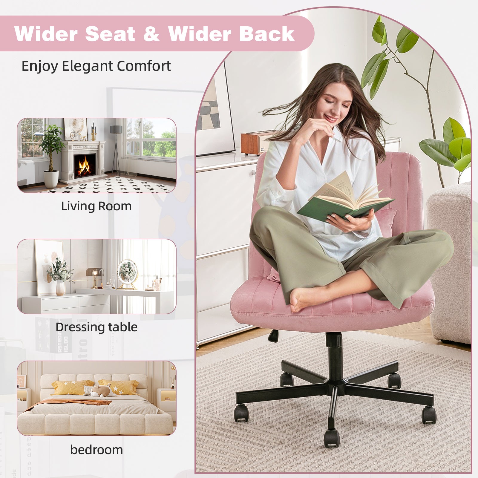 Scaun de birou modern home office - scaun pivotant reglabil pe inaltime ...