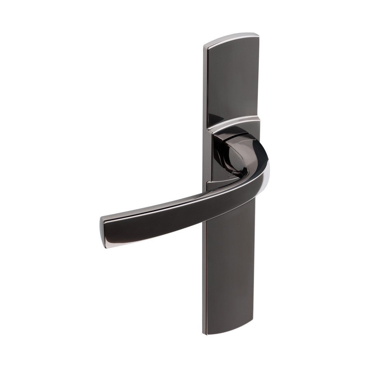 Poignée de porte intérieure - Muze - Vachette - Gris argent - Bec de cane - 195 mm - 3