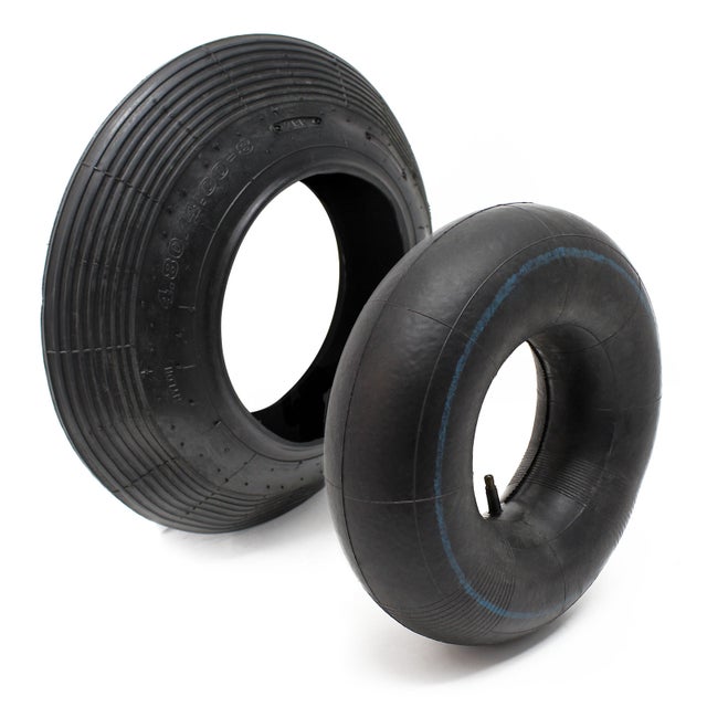 Pneu 4.00 X 8 Noir - Générique - Neuf Sous Emballage - Pour Remorque, Tondeuse, Petit Véhicule