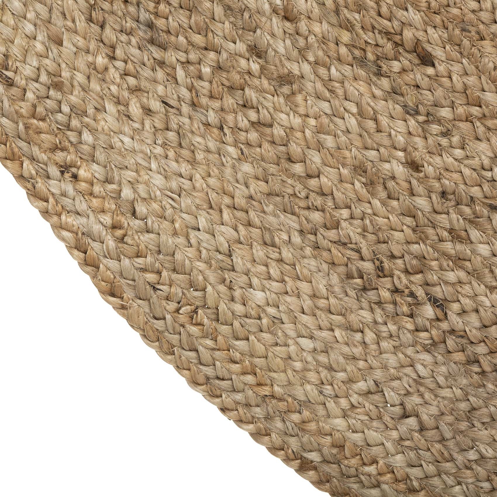 Tapis en jute D120 cm - Atmosphera créateur d'intérieur - 6