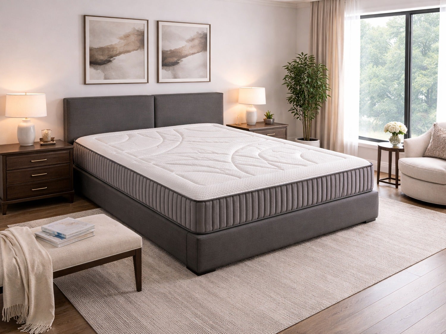 Pack Matelas 90X200 LIT Enfants h14 CM Orion Confort 1 Oreiller Junior 90x35 cm 1 Protège