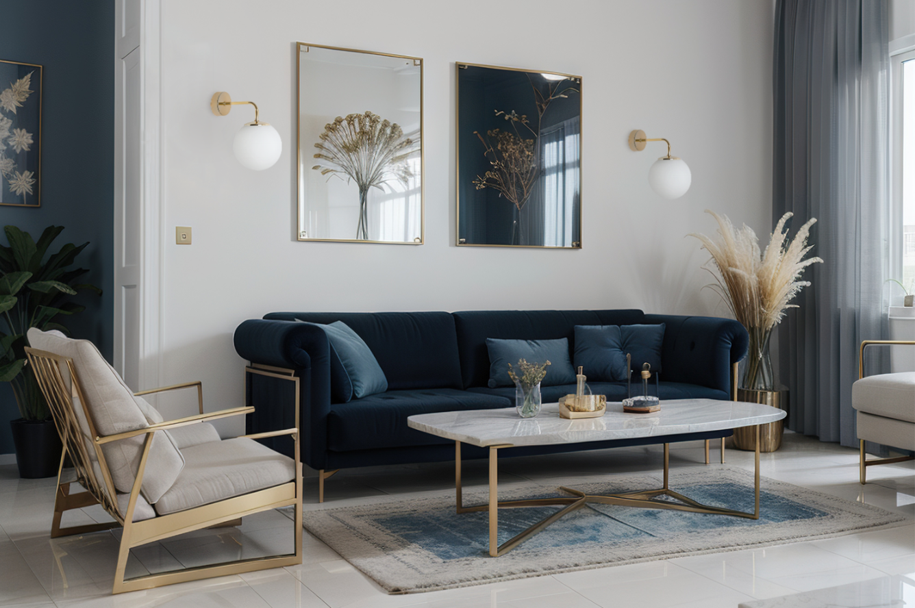 Lampa kinkiet ścienny Siena glamour 1xE14 klosz kula szklana złoty/biała Light Home LH - 3