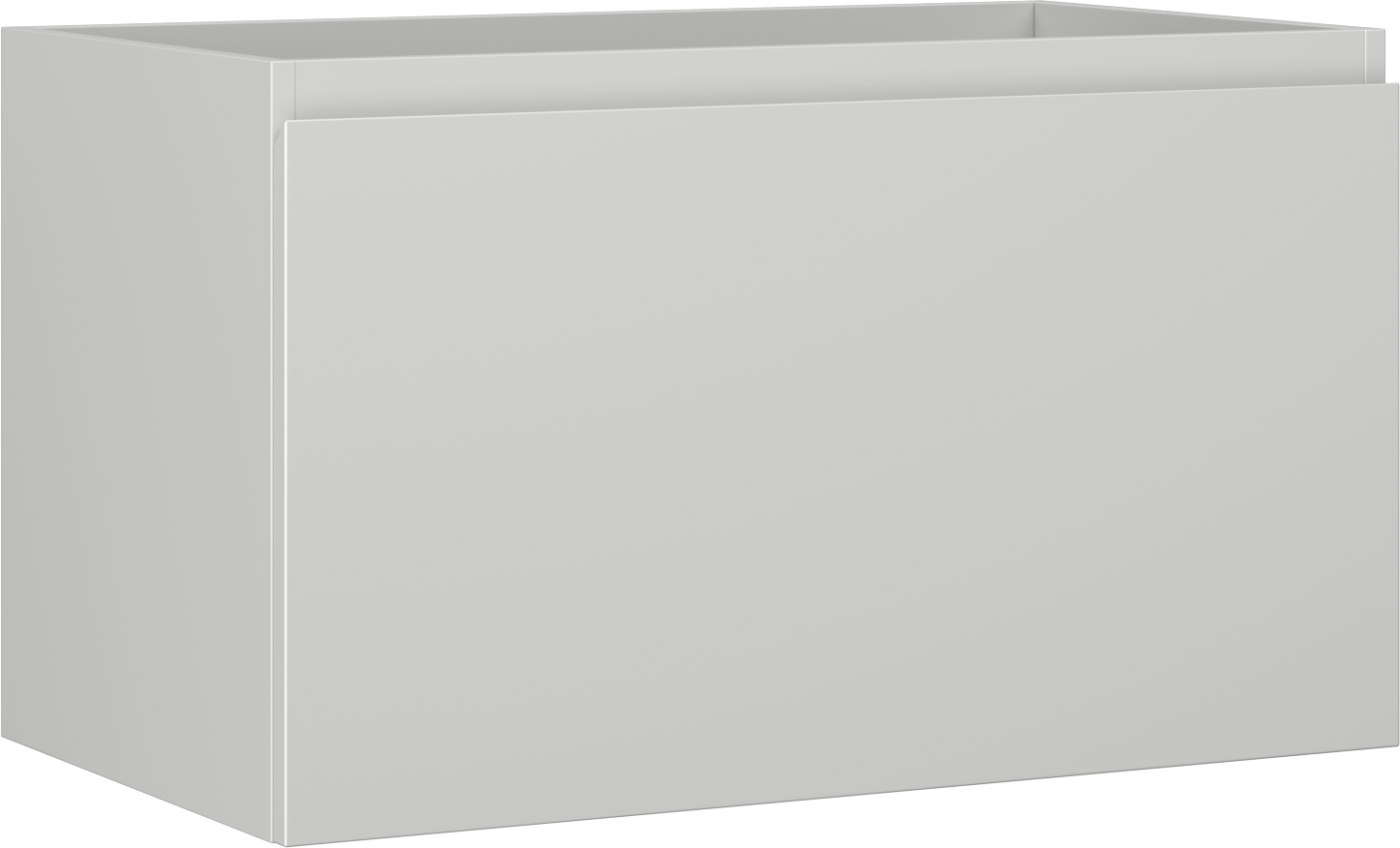 Mexen Orio szafka łazienkowa podumywalkowa 80 cm, 1 szuflada, szara mat - 91A10-08047-1-BF62