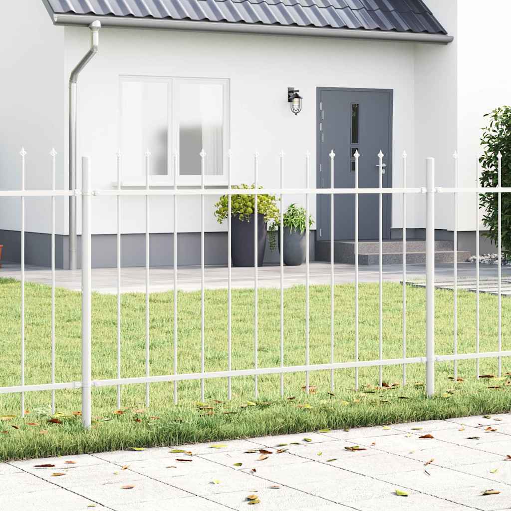 Ogrodzenie Ogrodowe 7 pcs Biały 11,9 x 1 m vidaXL