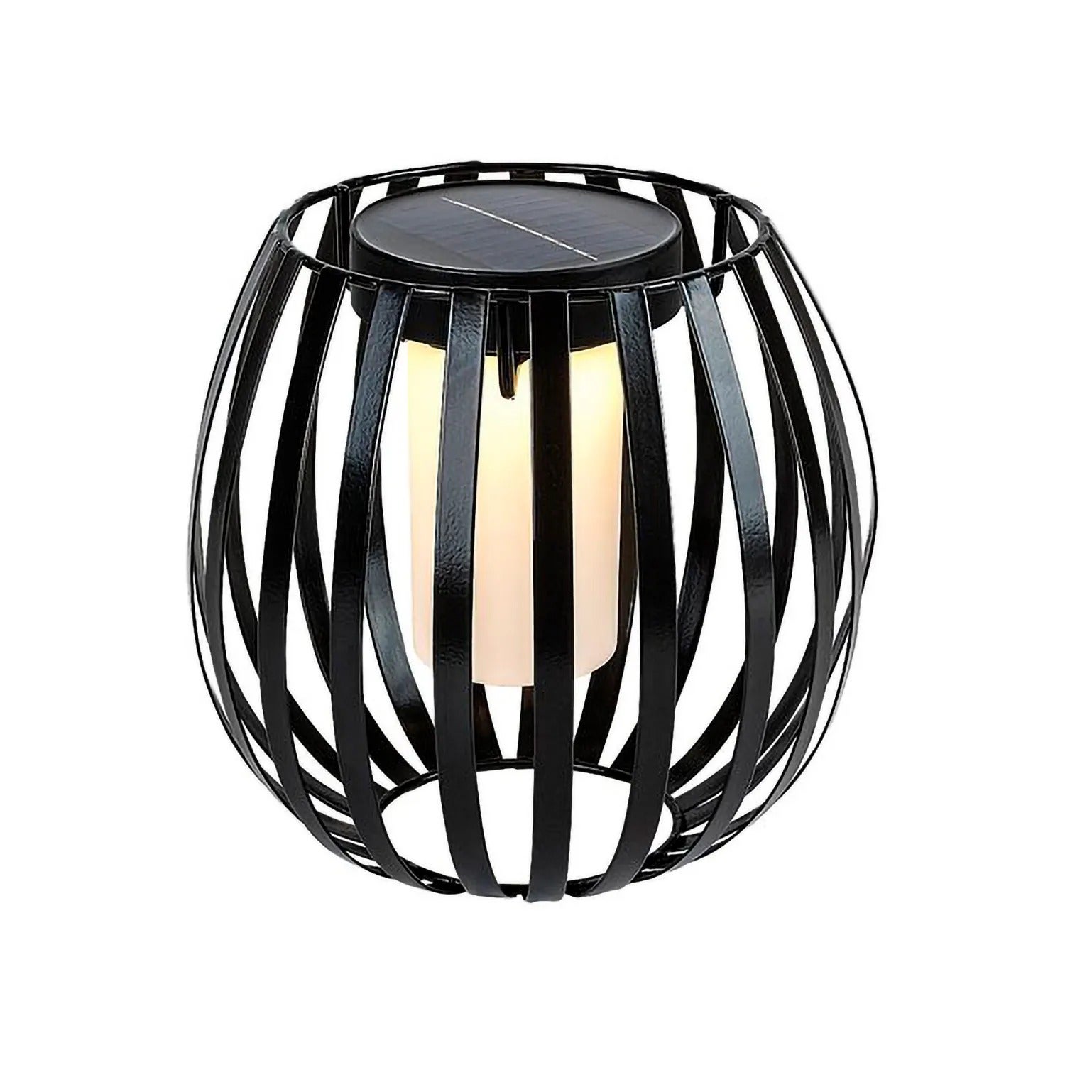 Lampa zewnętrzna industrialna tarasowa stołowa czarna druciany klosz ciepła barwa LED 1W IP44 SAVOCA Rabalux