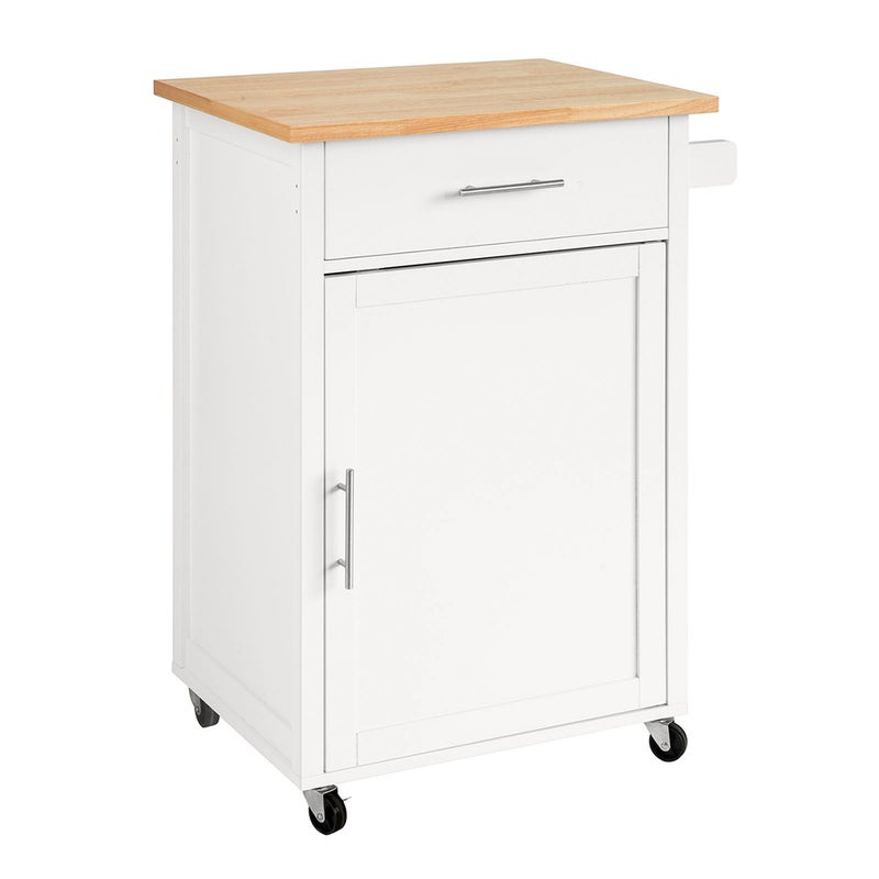 SoBuy Mały Mobilna Szafka kuchenna Wózek kuchenny 1 Szuflada FKW102-WN