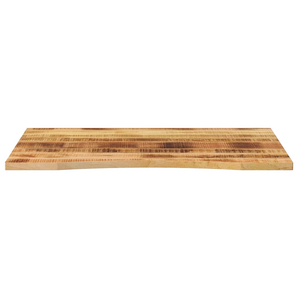Maison Exclusive - Dessus de bureau avec courbe 100x80x2,5 cm manguier massif brut - 3