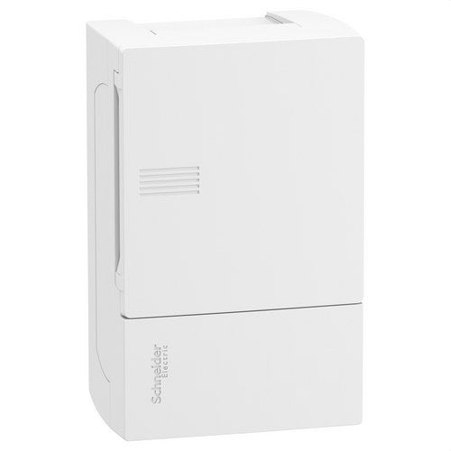 Boîtier de distribution de surface MINI PRAGMA 4 modules porte pleine