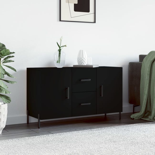 Credenza Sonoma grigia 100x36x60 cm in derivati del legno | Leroy Merlin Credenza Sonoma grigia 100x36x60 cm in derivati del legno | Leroy Merlin
