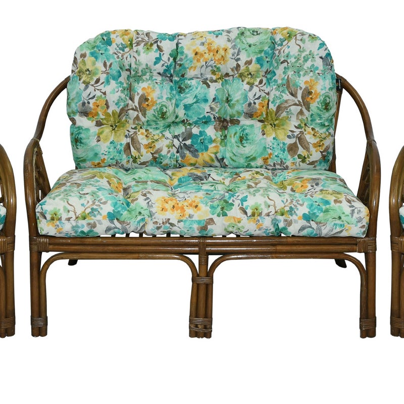 Poduszki na meble rattanowe AMPO komplet zielony 1 kpl.