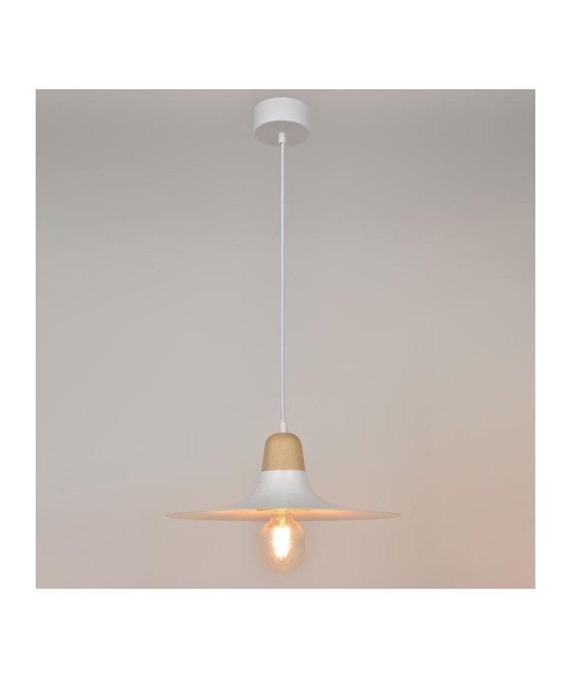 Suspension plate - Métal - H 100 cm - Blanc mat - 2