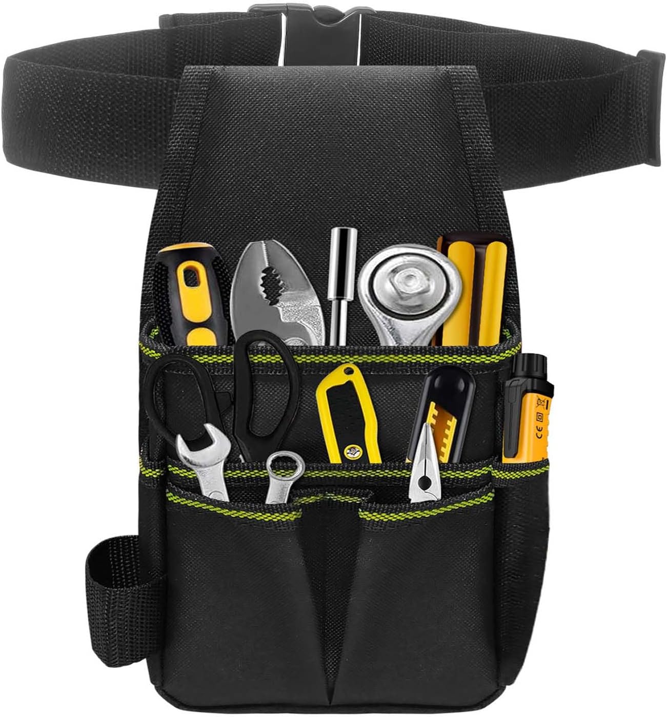 Ceinture Porte-outils Multifonction Réglable - Tissu Oxford Résistant, Nombreuses Poches, Pour Bricolage, Jardinage, Travaux - 8