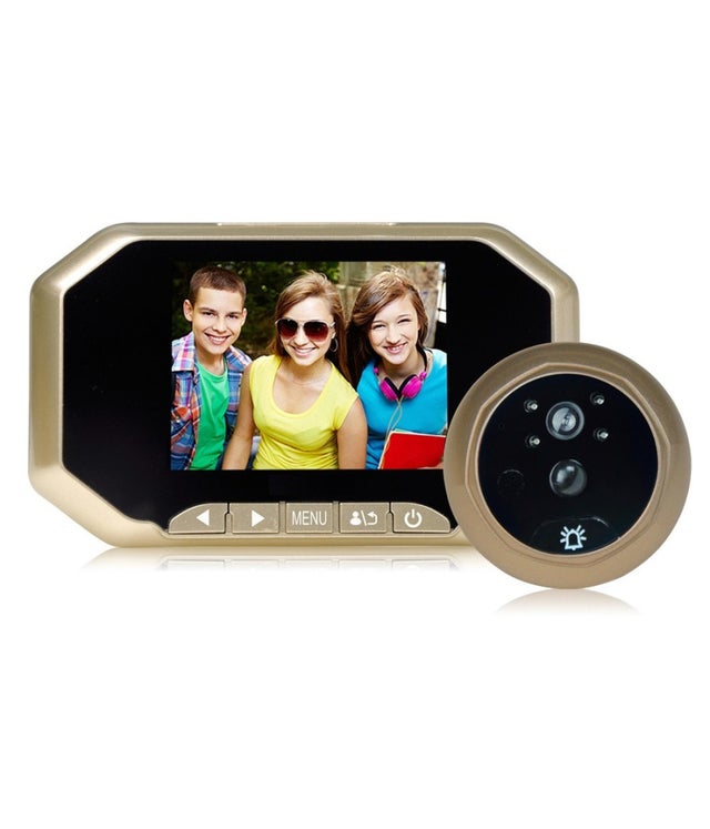 Trade Shop - Spioncino Elettronico Telecamera Display Digitale Scatta Foto Colori Lcd 4.3