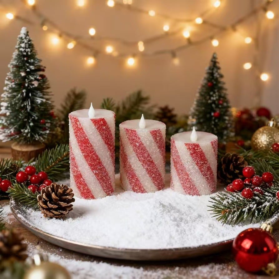 Set De Plateaux Assiettes En Verre PartyLite - P90388 - Joyeux Noël